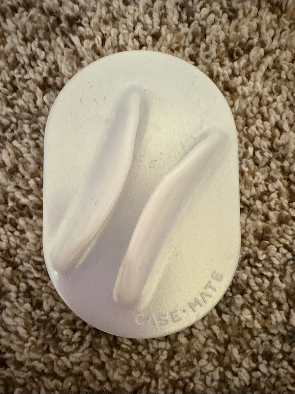 case-mate White Phone Grip and Stand and hold Lip Gloss